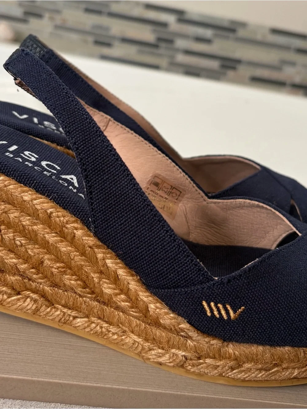 viscata navy canvas